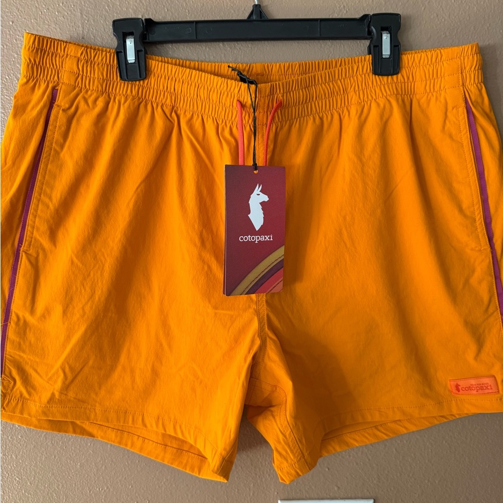 Cotopaxi Orange Lined Shorts - XL NWT
